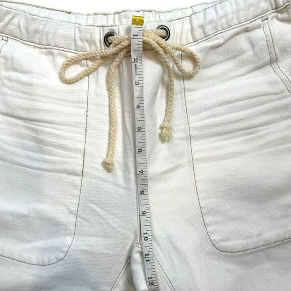 Free People X One Teaspoon White Shabbies Shabby Bandit Jeans Beau L - Picture 11 of 16